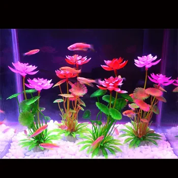 

5pcs Simulation Artificial Plants Aquarium Decor Water Weed Ornament Plant Fish Tank Grass 15CM Decoration Viewing Accessories