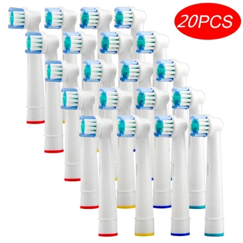 

20pcs Replacement Brush Heads For Oral-B Electric Toothbrush Advance Power/Pro Health/Triumph/3D Excel/Vitality Precision Clean