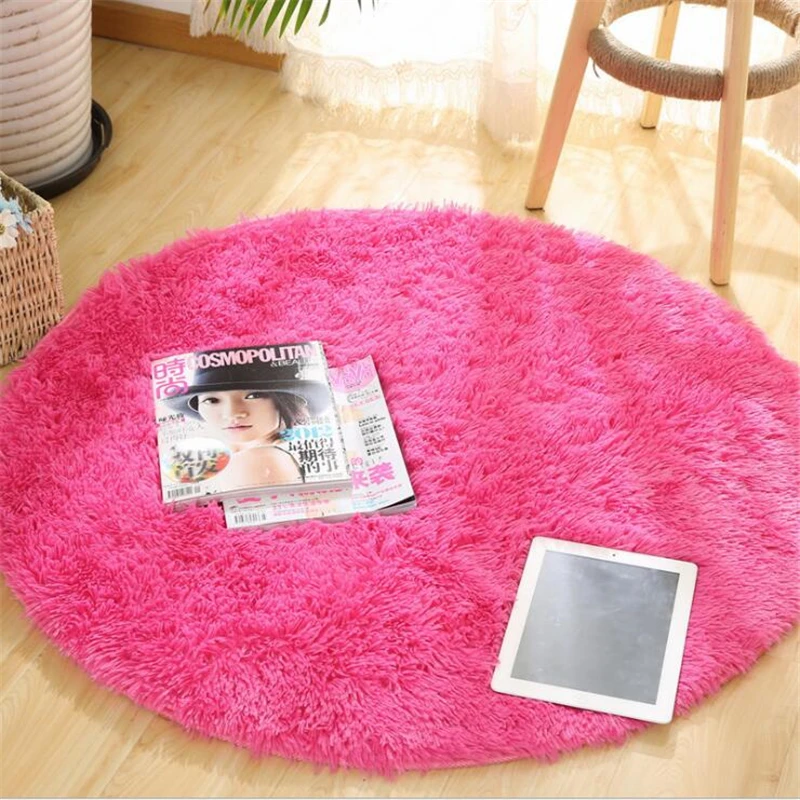 Fluffy Round Rug Carpets for Living Room Decor Faux Fur Rugs Kids Room Long Plush Rugs for Bedroom Shaggy Area Rug Modern Mats 6 Fluffy Round Rug Carpets for Living Room Decor Faux Fur Rugs Kids Room Long Plush Rugs for Bedroom Shaggy Area Rug Modern Mats 6