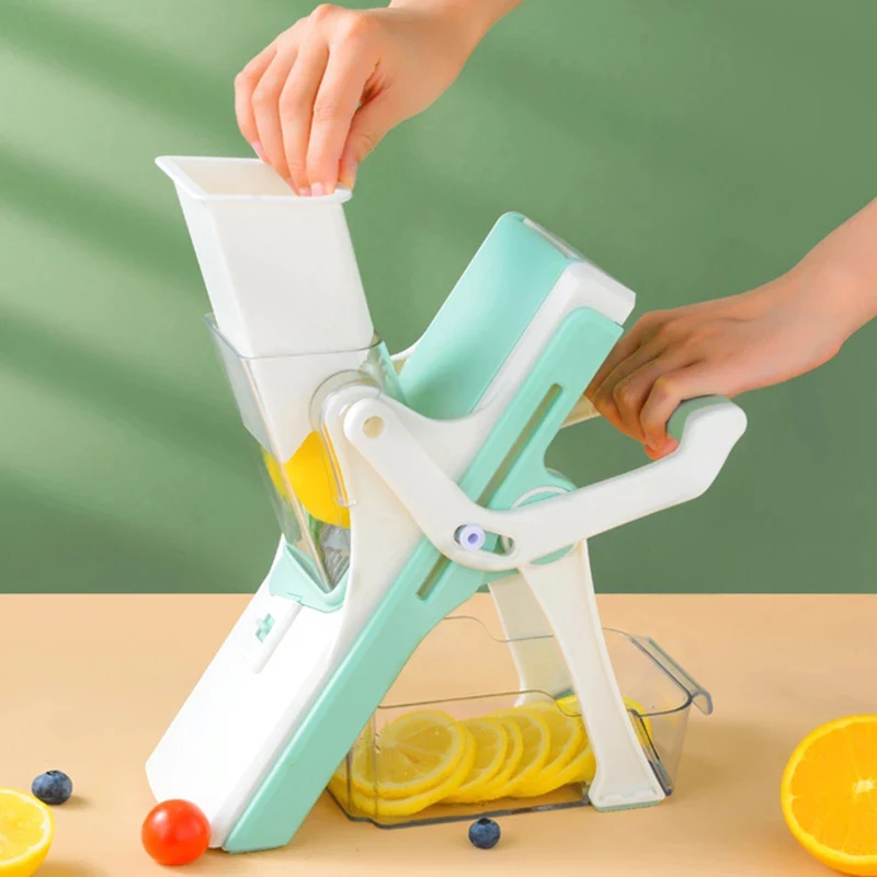 Food Slicer Vegetable Shredder Vegetable Cutter Multifunctional Vegetable Cutter Lemon Slicing Kitchen Grater Meat Not Hurting Your Hands Kitchen Tool