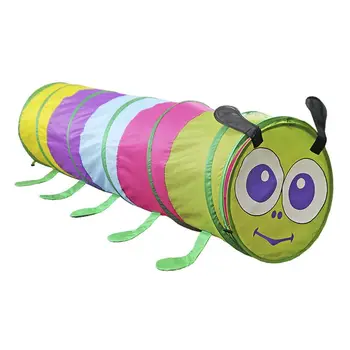 

Kids Crawl Tunnel Tube Play Tent Toy Indoors/Outdoors Garden Caterpillar Tent P31B