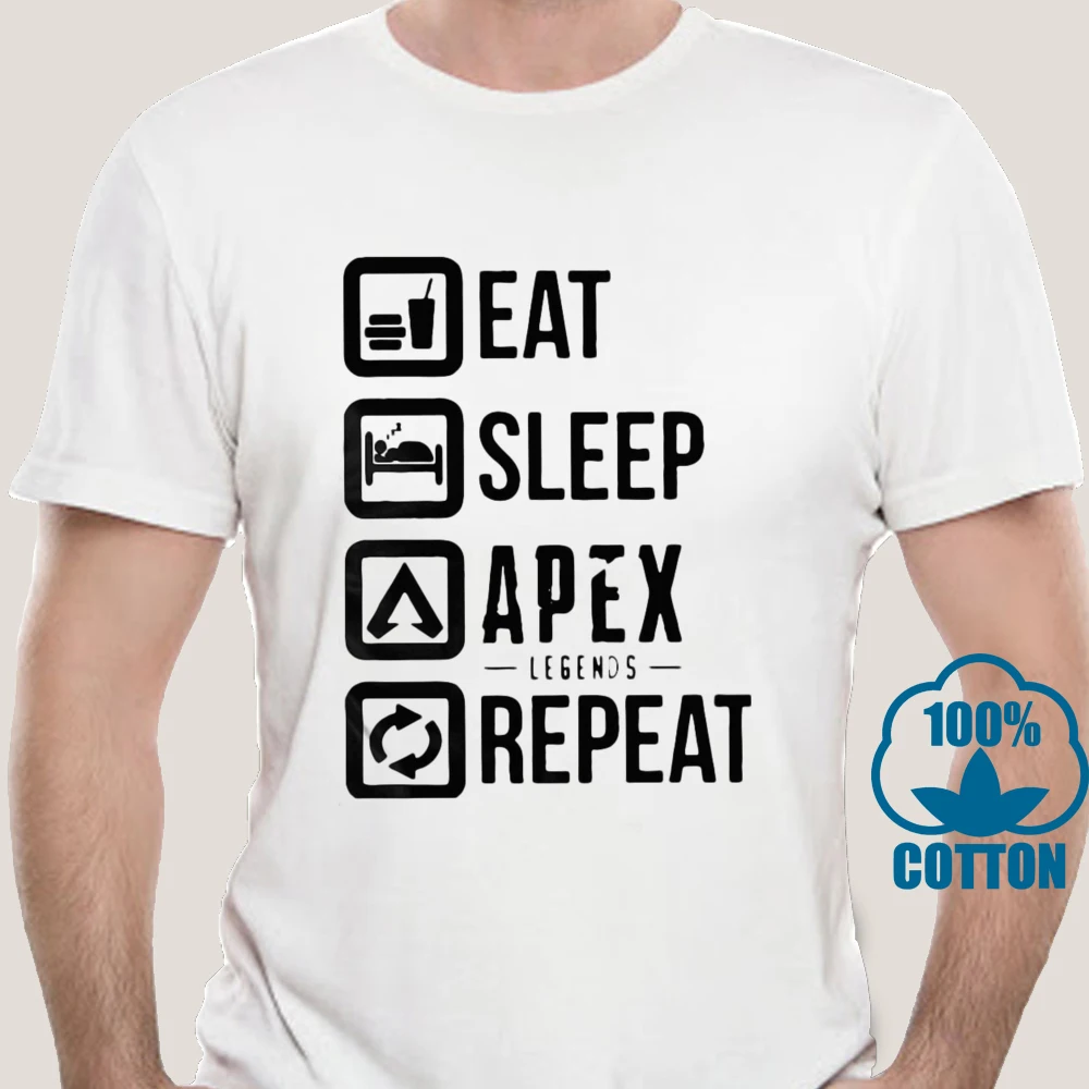 Apex Legends Sleep Eat Repeat Funny Gamer T-Shirt Gaming Tee Great for Gift