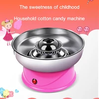 Electric Diy Sweet Cotton Candy Maker Household Electric Mini Pink Children's Electric Cotton Candy Making Machine 1