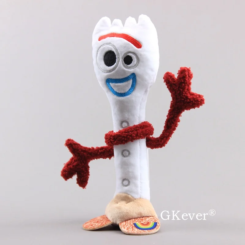 2 шт./компл. 26 см Forky и Forky для подруги рунных плюшевые игрушки куклы игрушки, детские мягкие игрушки История 4 древесные с рисунком Базза Лайтера одежда для улицы; серии кукла подарок для детей