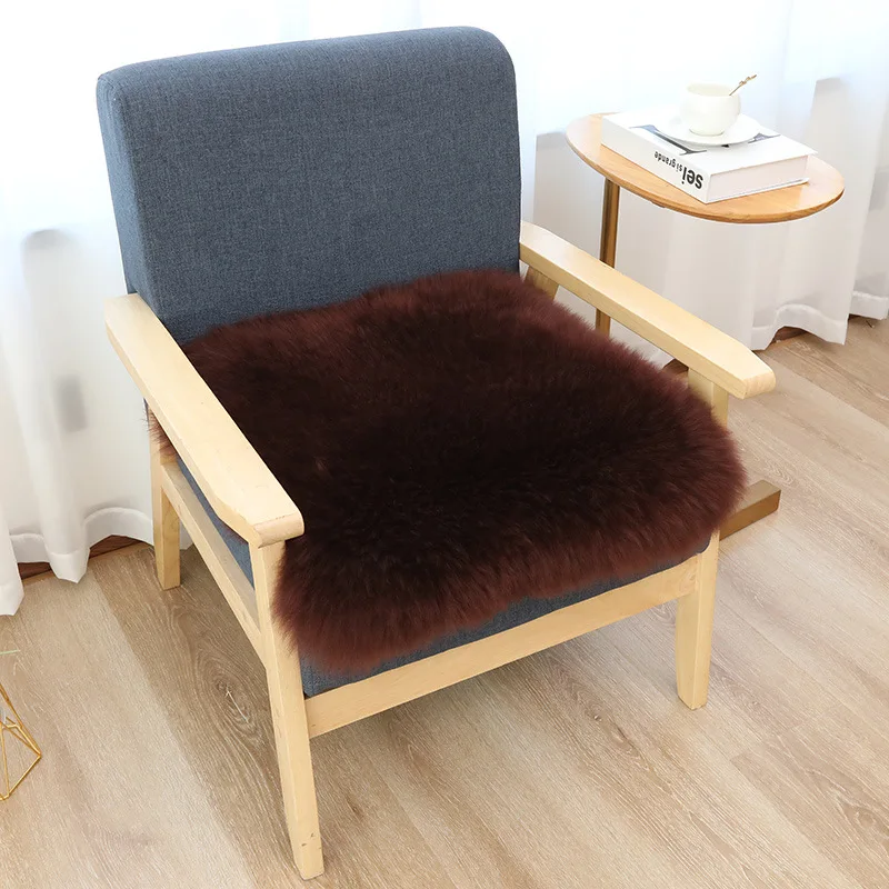 Cushion Household Australian Wool Chair Cushion Simple Wool Sofa