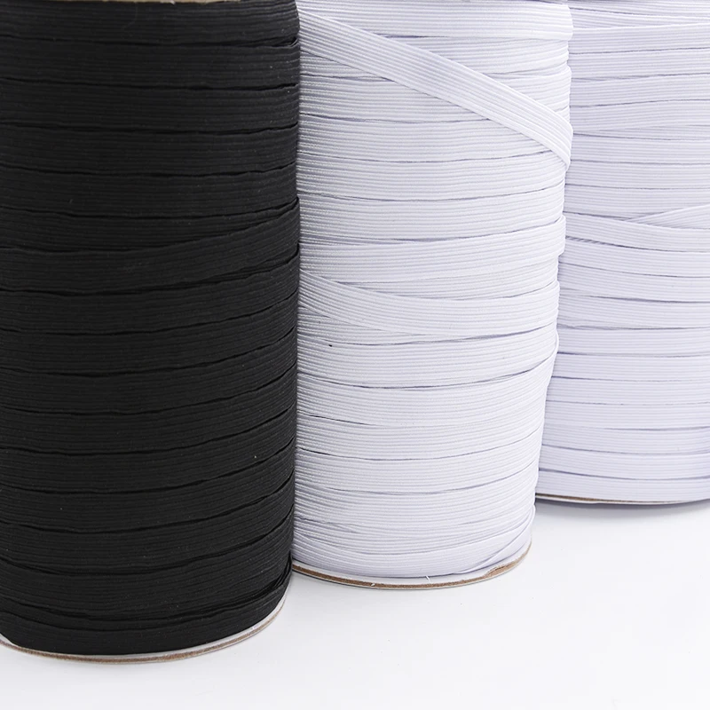 Эластичная лента s 5 м 3/6/8/10/12/15/25/30/35/40 мм белый черный нейлон Эластичная лента для одежды брюки Швейные аксессуары поделки своими руками