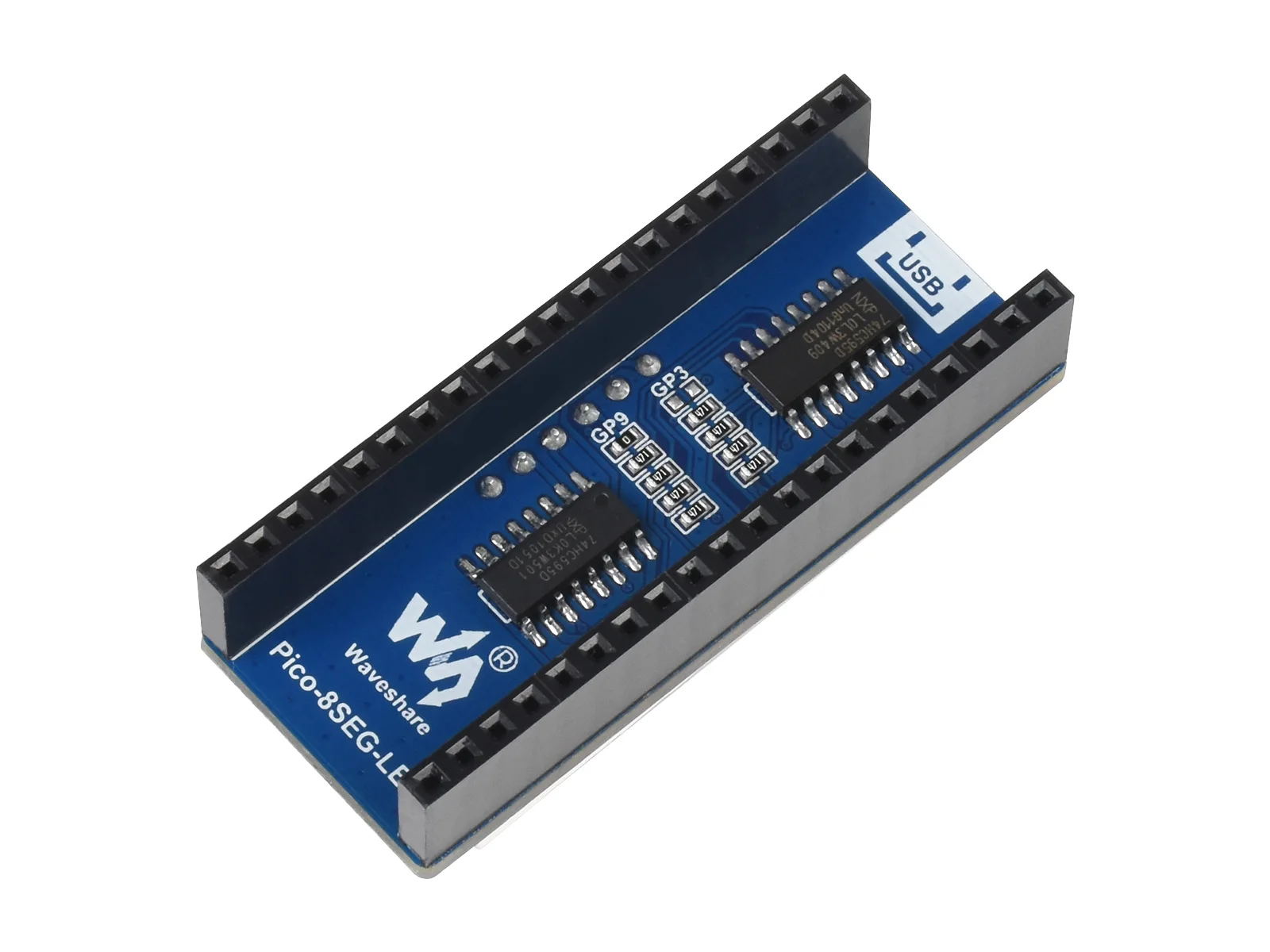Pico-8SEG-LED,4 ڸ 8 ׸Ʈ ÷ ,   Pico, SPI ȣȯ