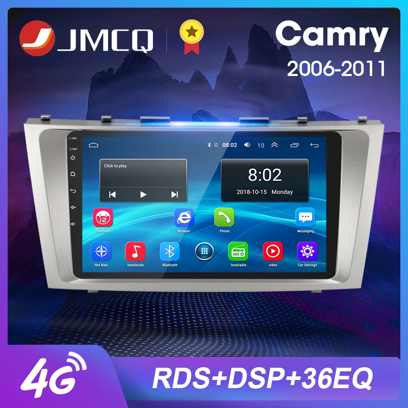 Автомобильный мультимедийный видеоплеер Android 8 1 2din 9 &quot для Toyota Camry 2006 2011 GPS