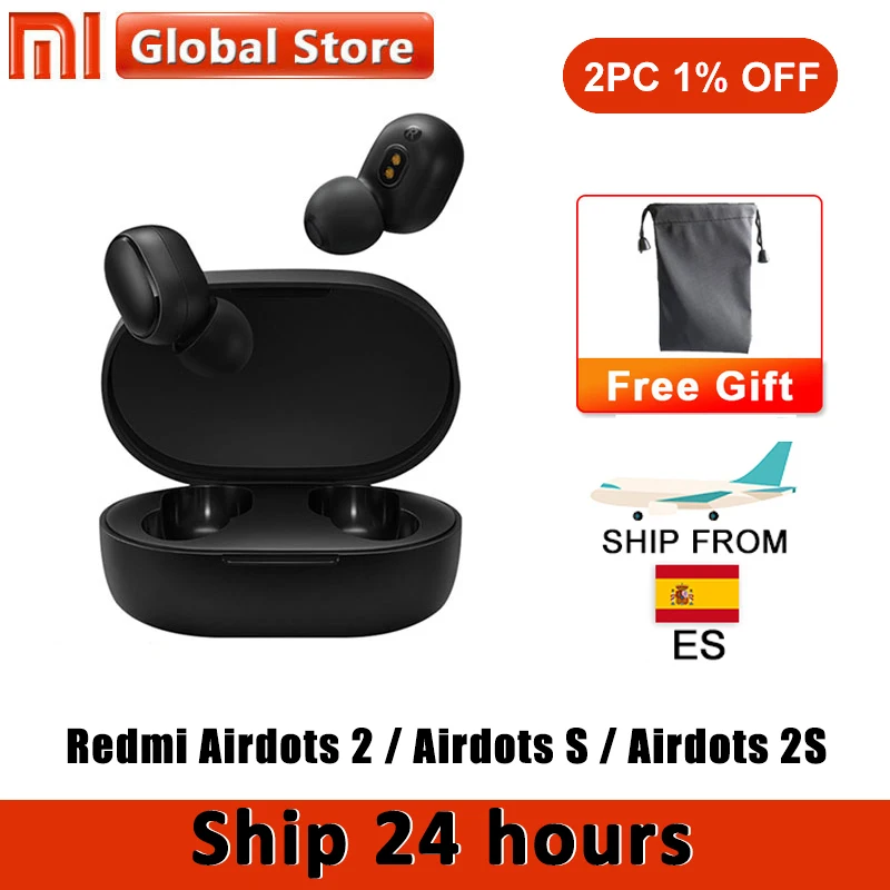 Беспроводные наушники Xiaomi Redmi Airdots 2 S/S TWS голосовое управление Bluetooth 5 0