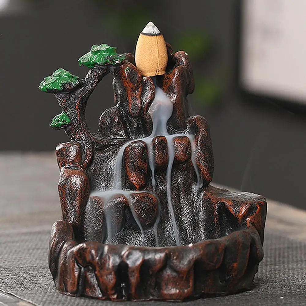 Smoke Waterfall Incense Burner Holder Aromatherapy Insence Holder