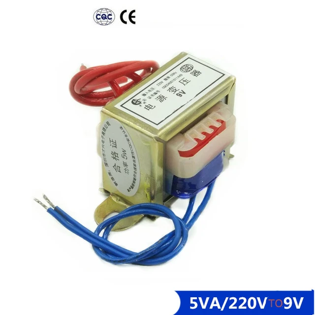 Transformateur 220V à 6V / 9V / 12V / 15V / 18V / 24V / 36V / 48V