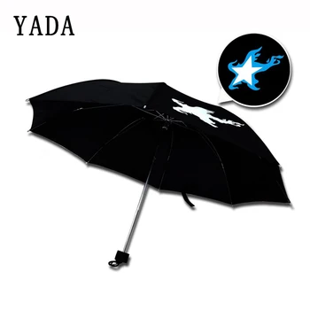 

YADA New Anime NARUTO Umbrella Rain Women uv Colors Changing Star Umbrella For Womens Windproof Cosplay Folding Umbrellas YS737