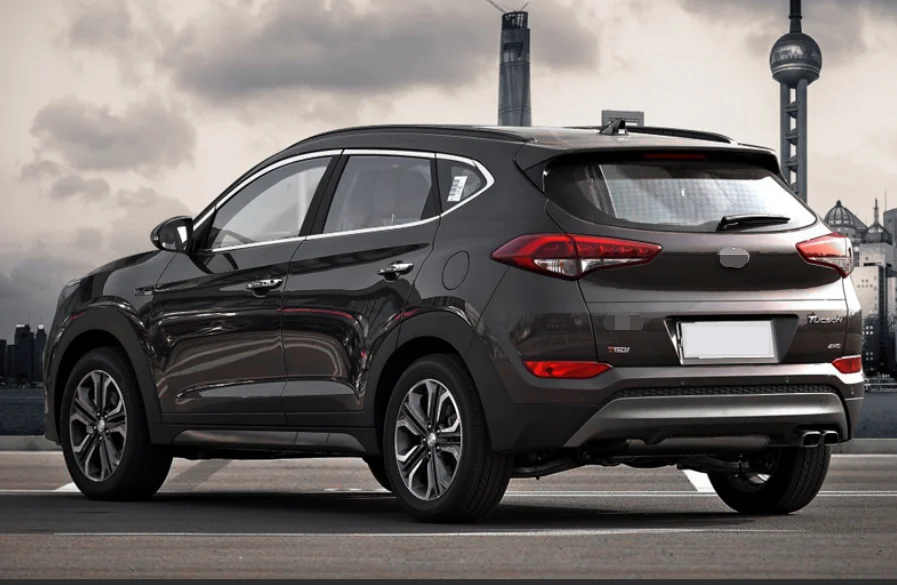 Нержавеющая сталь окна автомобиля планки для hyundai tucson 3-го поколения
