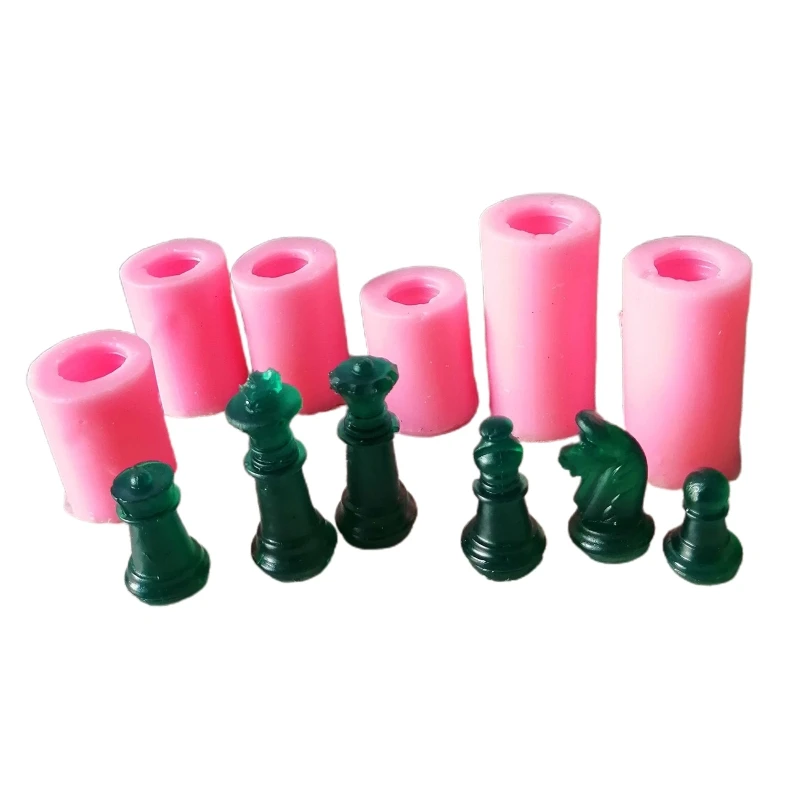 

Handmade International Chess Epoxy Resin Mold DIY Crafts Jewelry Silicone Mould New