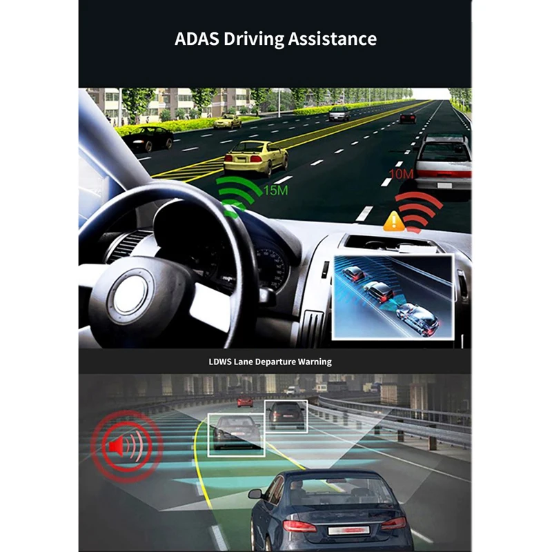  12 zoll Android 8.1 Adas Dash Cam Auto Dvrs Kamera Gps Navi Bluetooth Fhd Video Recorder 4G Wifi Dv