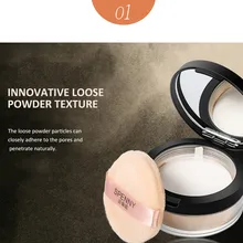 Шелковая пудра свободная пудра модная профессиональная пудра для макияжа 9,6 г зеркальный увлажняющий консилер женский матовый оптом