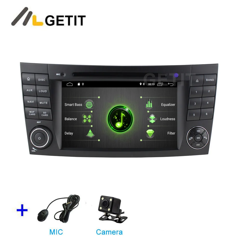 DSP 64G PX6 Android 9,0 автомобильный DVD плеер стерео для Mercedes Benz e-класс W211 E200 E220 E300 E350 E240 E270 E280 класс CLS W219 - Цвет: DSP 2G CAMERA