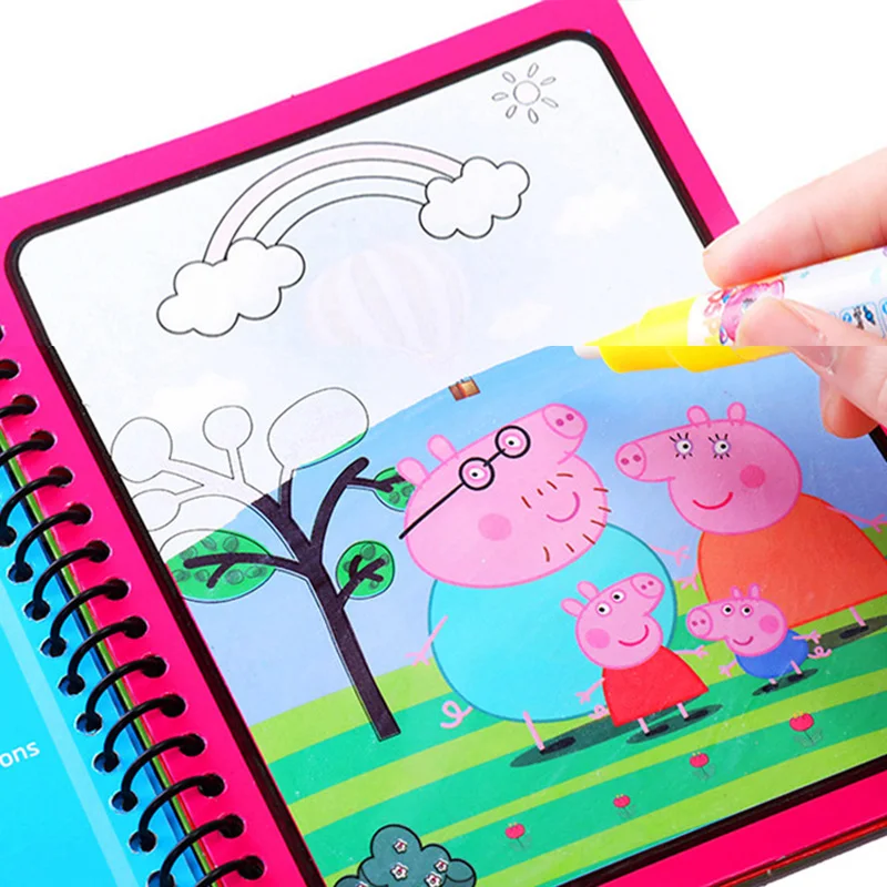 

Magic Drawing Toy set Water Coloring Book Girl toys Drawing Board Reusable Magical Water Montessori Book Gift for Kid Products