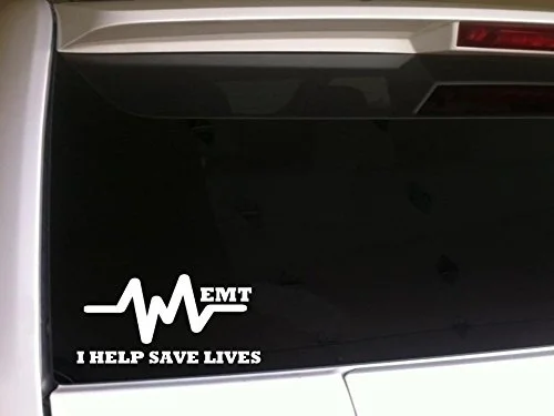 EMT I Save Lives " виниловая наклейка* C14 аварийный настенный компьютер ноутбук медицинский техник спасательный первый ответчик пожарный