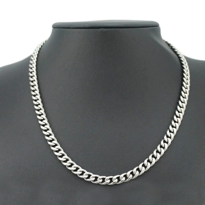 Neck chain for Men's neck chain Stainless Steel necklaces men chain on