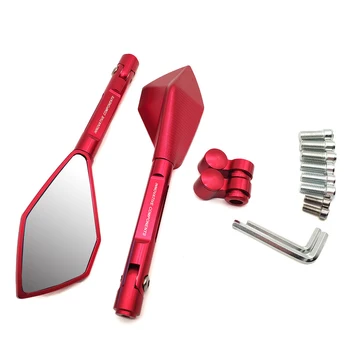 

For Kawasaki zx 10r zx10 r zzr 600 zxr 400 KX65 KX85 Universal Motorcycle Mirror Rearview Side Mirrors Motorbike Accessories