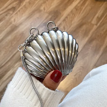 

Fashion Chain Handbag Brand Shoulder Crossbody Bag Designer Sweet Mini Shell Bag Clutch Bag Girl's Messenger Bag Small Bolsa
