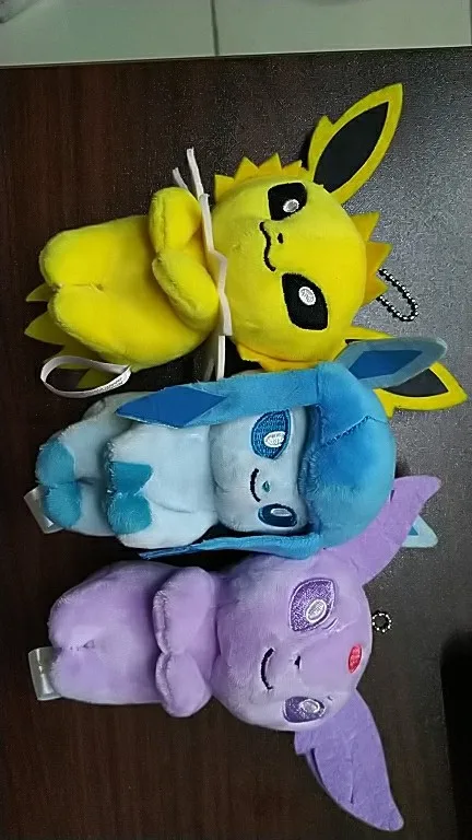 10 см плюш Eevee Семья Vaporeon Jolteon Flareon Espeon Umbreon милые хорошее качество мягкие лучший подарок на Рождество для детей