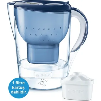 Brita Pitcher Marella Xl 3.5 L 블루 깨끗한 정수기, 신선한 물