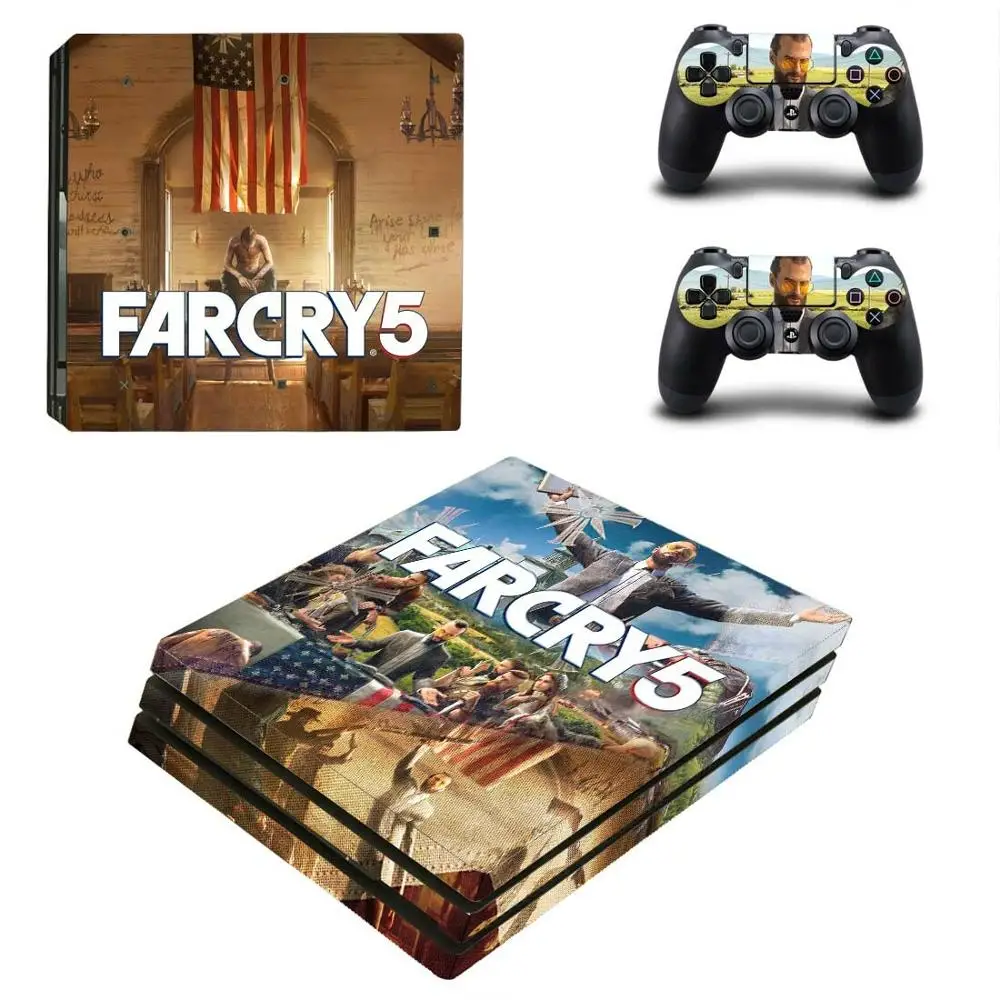 Far Cry 5 PS4 Pro стикер s PS 4 Play станция 4 Pro наклейка на кожу наклейки Pegatinas для playstation 4 Pro консоль и контроллер - Цвет: YSP4P-2058