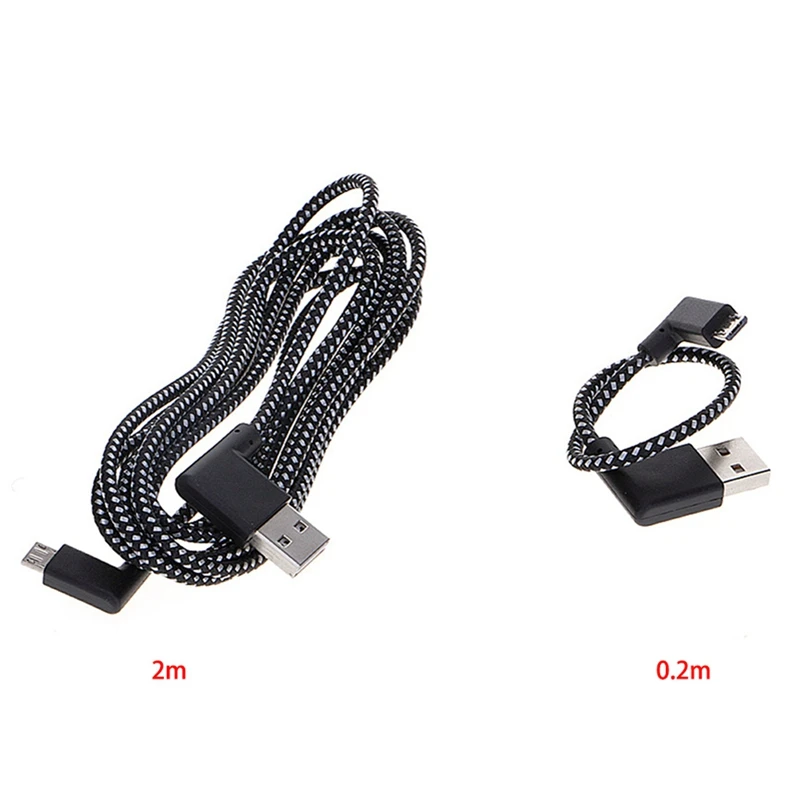 2 шт 90 градусов угол соединителя спутывание бесплатно Нейлон Плетеный смартфон