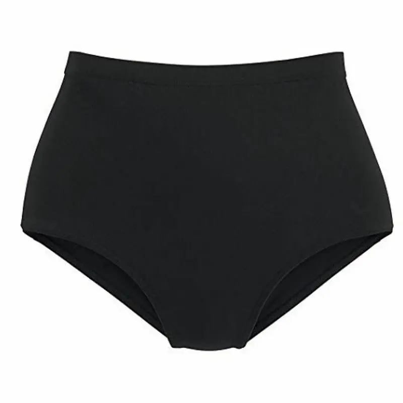 Women High Waist Short Bottom Plus Size Swimsuit Swimwear Bathing Bikini Pant Solid Sexy Swimming Bottom Shorts