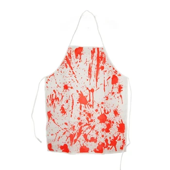 

Halloween cooking chef apron bloody butcher fancy role playing costume decoration zombie party accessories drop boat