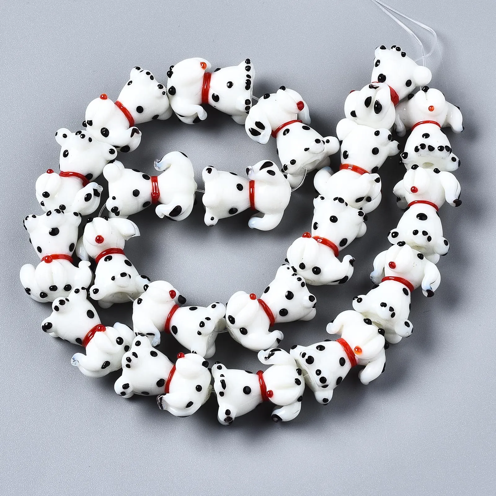 New Duck Dog Cute Animal Handmade Lampwork Beads Loose Bead Charms For Earring Bracelet Necklace DIY Jewelry Making Findings