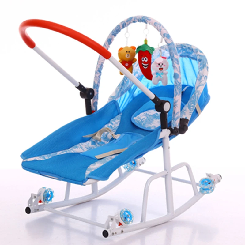 

Kidnapping Artifact Baby Rocking Chair Comfort Chair Recliner Newborn Cradle Bed Children with Baby Sleeping Baby Cradle