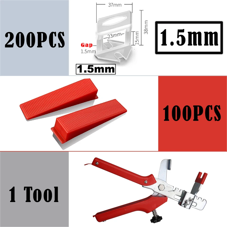 100 шт/1 лот равномерный инструмент для шитья плитки выравниватель клинья плитки прокладки и настенное покрытие плитки разделитель локатор - Цвет: 15RTOOL