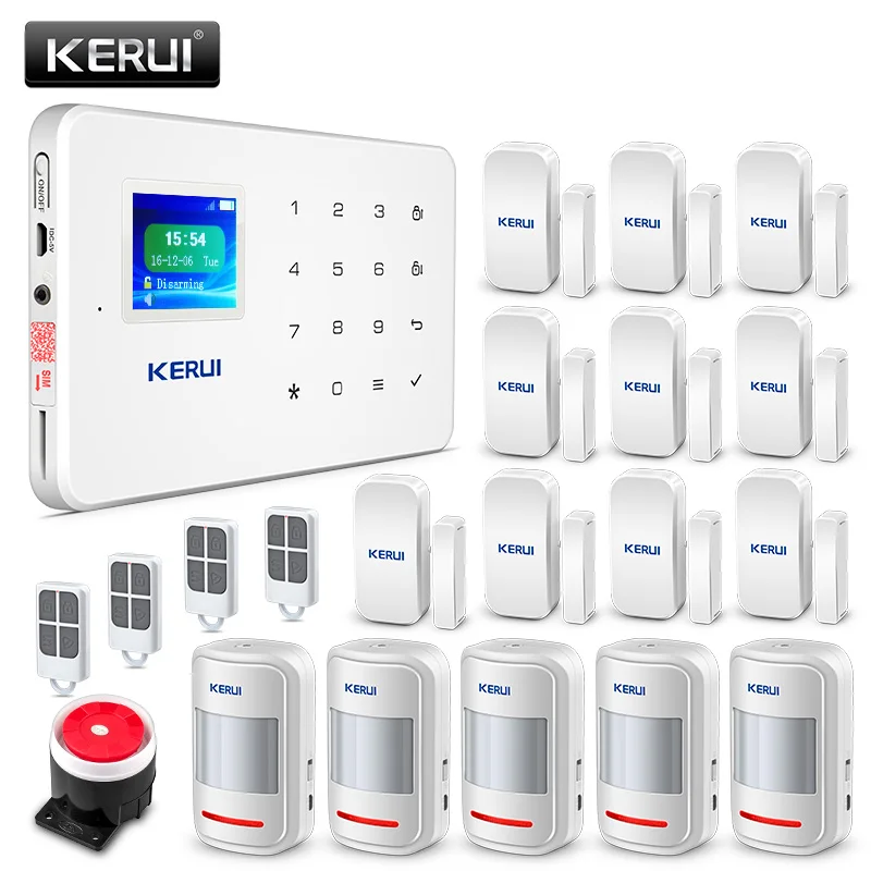  KERUI G18 GSM Wireless alarm systems security home SIM Smart Alarm System Android IOS APP Control M - 32849753259