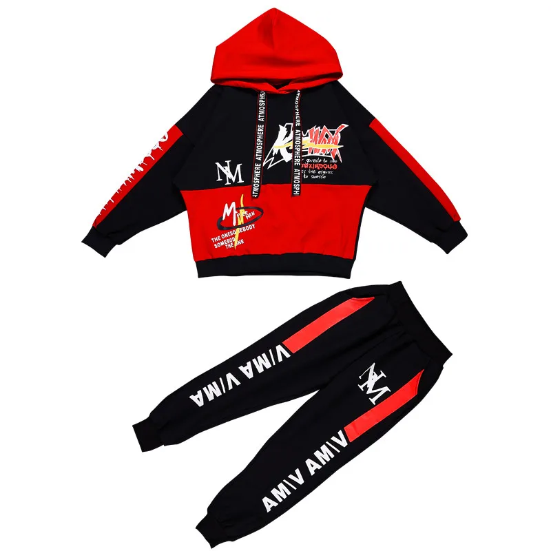 Autumn Spring Kids Clothes Boys 6 7 8 9 10 11 12 13 14 Years Boys Clothing Set Sports Suit Boys Hooded Jacket And Pants Outfits (11)