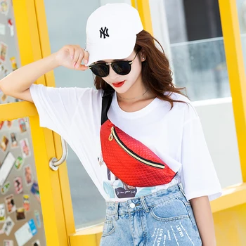 

Funny Pack Waist Bag Belt Holographic Shiny Beach Laser PU Leather Bum Bag Travel Zipper /BY