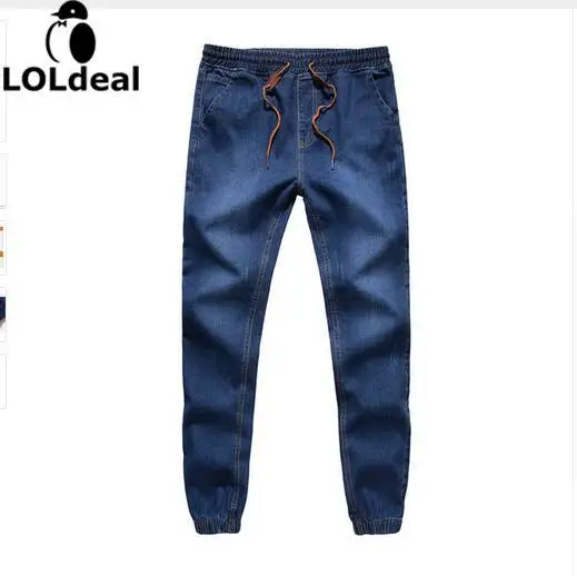 calça jeans com elastico masculino