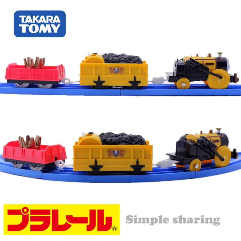 Takara Tomy Pla Rail Plarail поезд и друзья TS-15 Stephen Japan железнодорожный поезд моторизованный Электрический локомотив модель игрушки