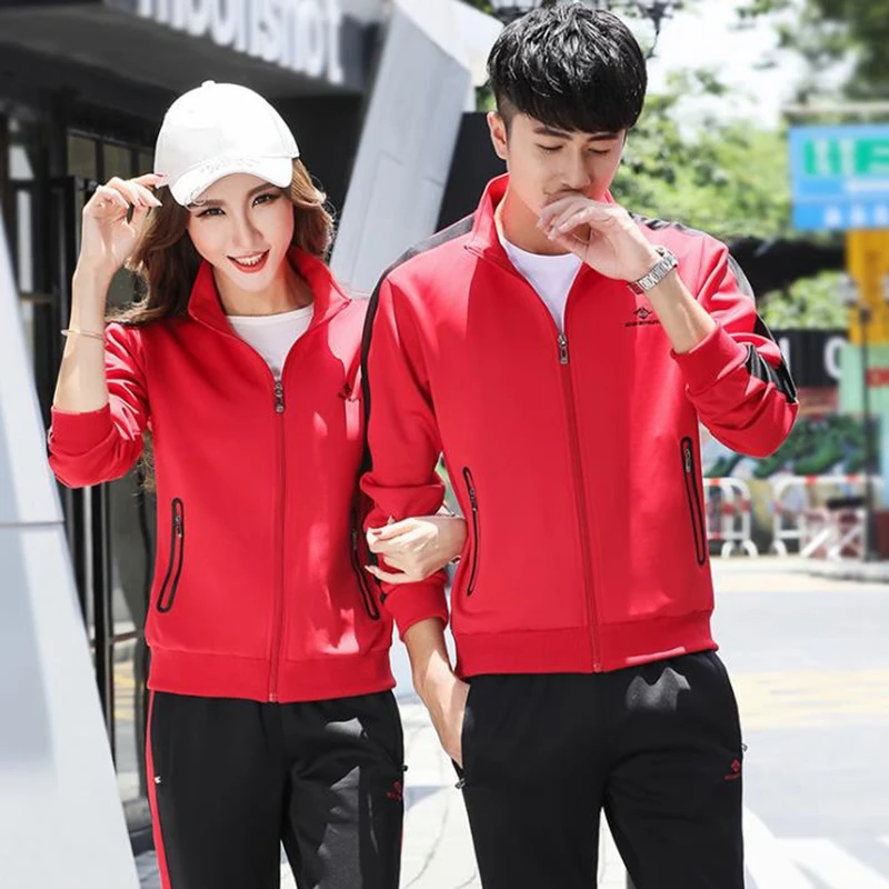 

Spring and Autumn New Kind of Couple Sportswear Suit, Men's Leisure Sanitary Clothes, Two Kinds of Sports Running Suit