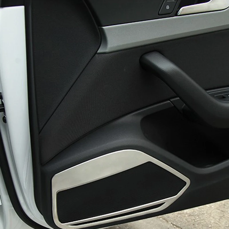 Carманго для Audi A4 A5 S4 S5 B9 Автомобильная дверь Звук громкоговоритель панель Крышка отделка рамка наклейка хром аксессуары для интерьера