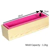 Soap Mold Rectangular Wooden Box With Flexible Liner Large Capacity Silicone Molds Soap Making Supplies DIY Handmade Mould ► Photo 2/6