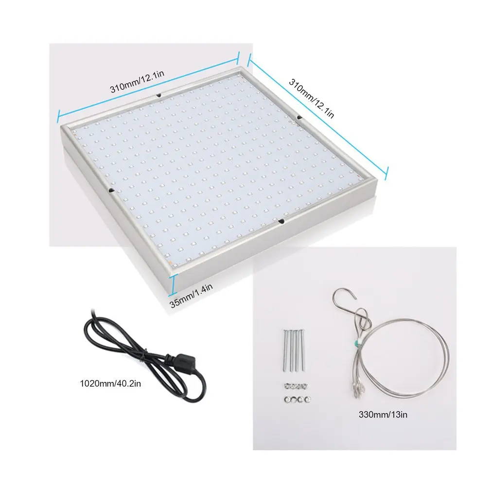 1200W 289 Led Head Grow Light Ac85-265V лампа для выращивания гидропонных комнатных растений лампа для теплицы