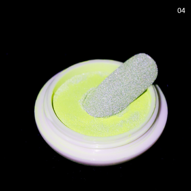 Reflective Nail Glitter Powder Shiny Dust Glow In The Dark For Bar Disco Sparkling Pigment Fluorescent Nail Art Decorations