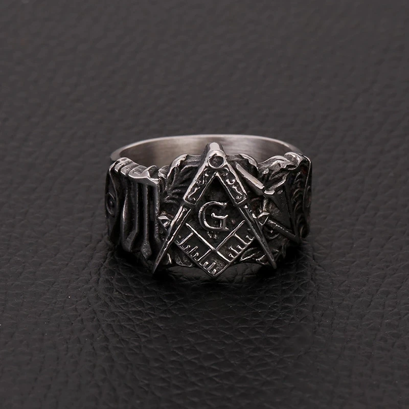 Details about   BA0128 Ring Signet Ring Knight Sword Steel Dark Templar Dark Cross Freemasonry 