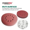 POSENPRO Sandpaper 180mm /215mm holes Sanding paper 100-320grit Electric Drywall Sander Polisher Aluminium Oxide Hook and Loop ► Photo 3/6