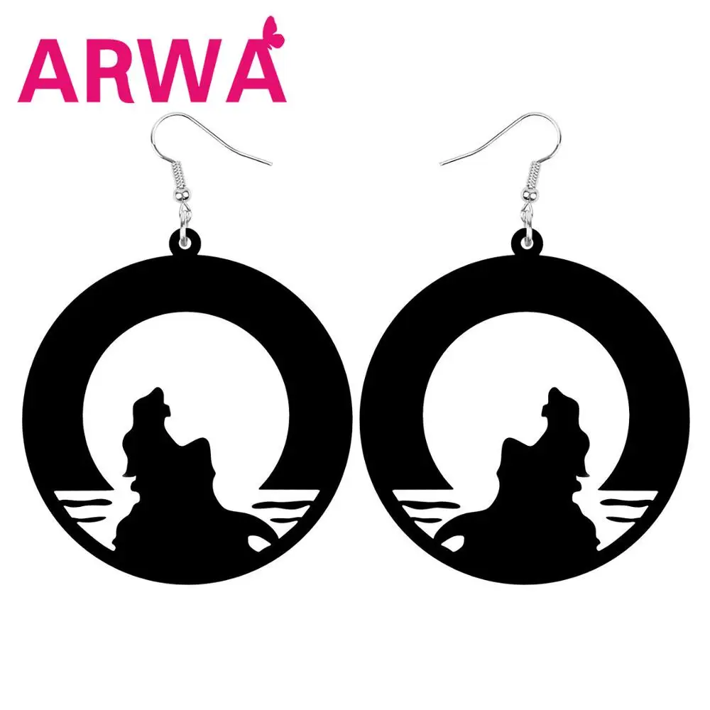 ARWA акриловые круглые полые женские ювелирные изделия с юбкой-годе для