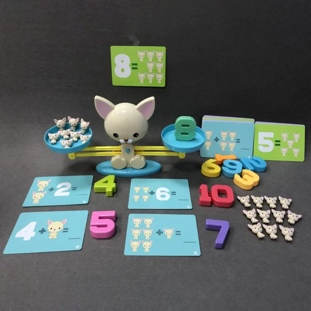 Новое обновление обезьяна цифровой Баланс весы игрушки образовательные головоломки для малышей игрушки Детские матча Intellige игра настольные игрушки дополнение игрушка
