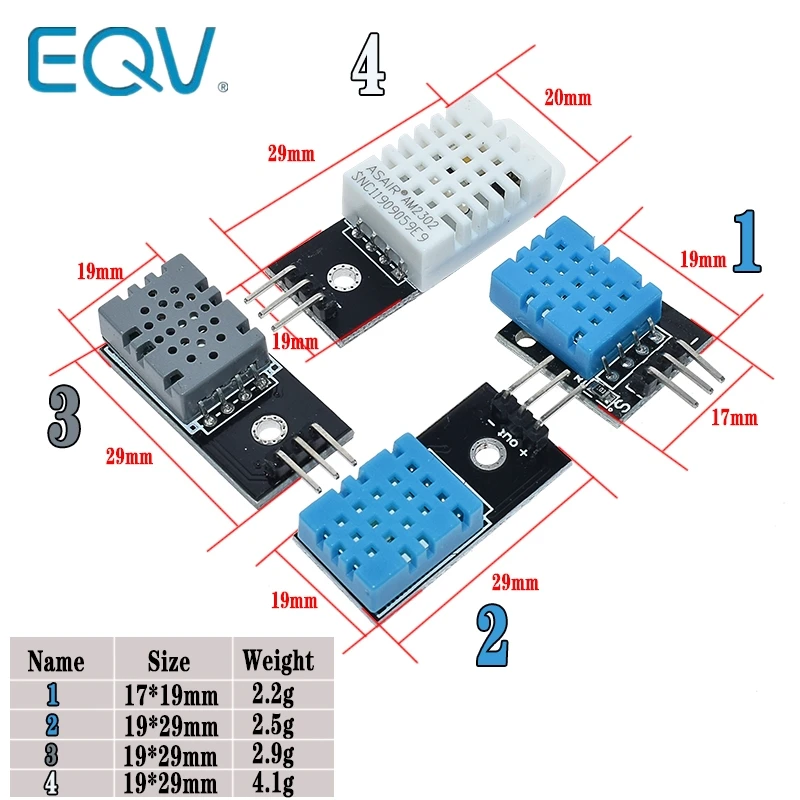 EQV KY 015 DHT11 DHT22 DHT 11 цифровой модуль датчика температуры и относительной влажности